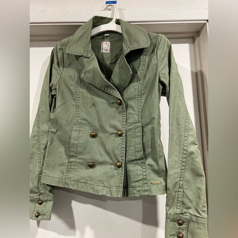 ROXY Adorable Military Style jacket - Picture 3 of 7